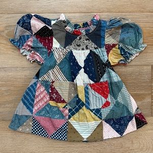 Doen toddler Patchwork Dress